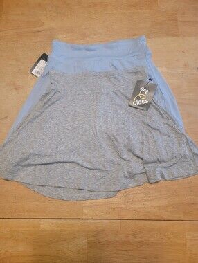 Art Class Girls  Light Blue and Heather Gray Circle Skort Size Medium, 8